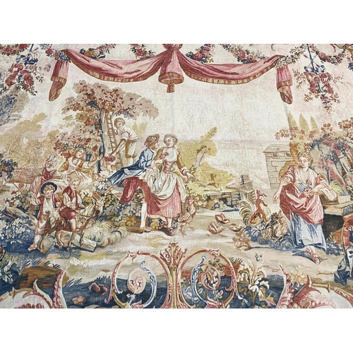 67 - FINE FRENCH TAPESTRY, 252cm x 200cm, in the 18th century manner.