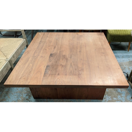 417 - LOW TABLE, contemporary design, 120cm x 120cm x 46cm.