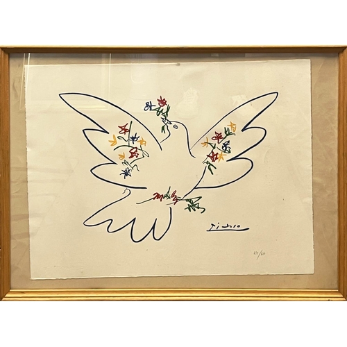 47 - AFTER PABLO PICASSO 'Dove of peace', lithograph published by Galerie l'art et la paix, edition 439/4... 