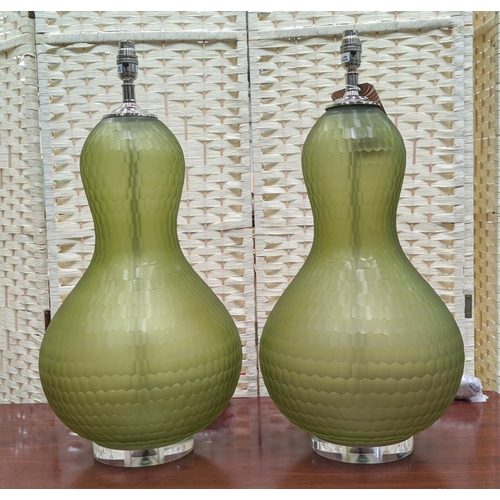 458 - JULIAN CHICESTER 'TASSIA' TABLE LAMPS, a pair, each 55cm H. (2)