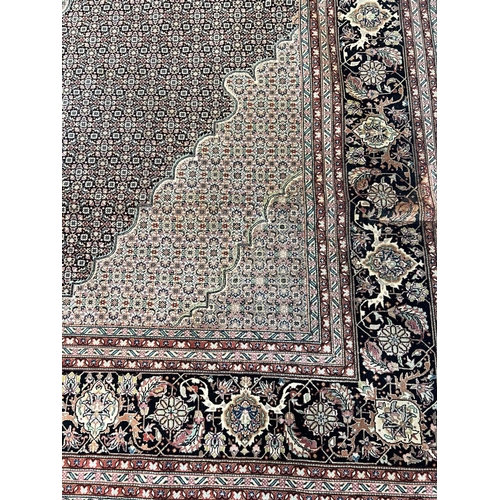 69 - TABRIZ PART SILK CARPET, 370cm x 280cm.