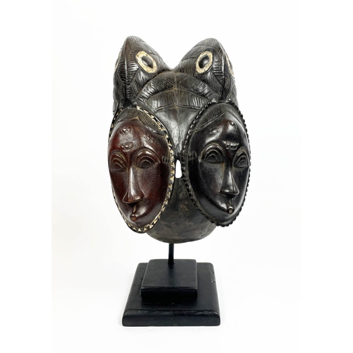 14 - BAOULE FANUS MASK, Ivory Coast. 41cm H