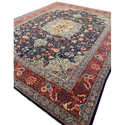 71 - FINE ANTIQUE TABRIZ CARPET, 440cm x 335cm.