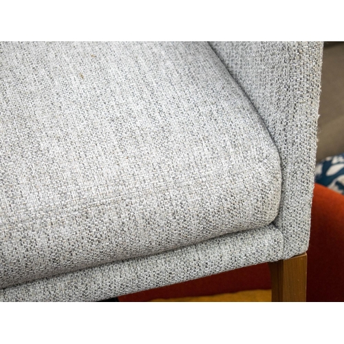 425 - BO CONCEPT SOFA, 80cm H x 136cm W x 88cm D, grey fabric upholstery.