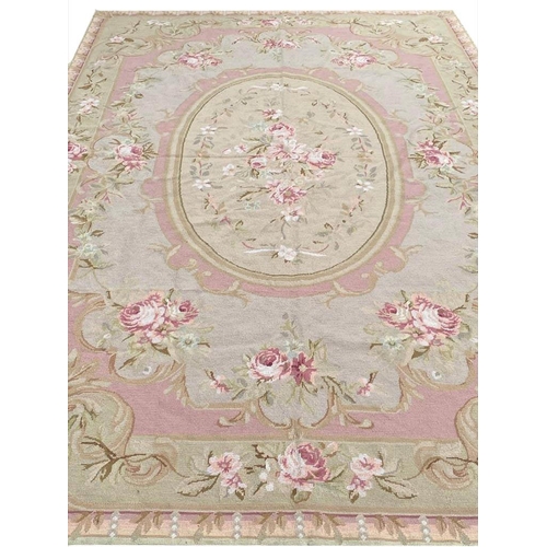 79 - FINE SAVONNERIE DESIGN CARPET, 270cm x 170cm.