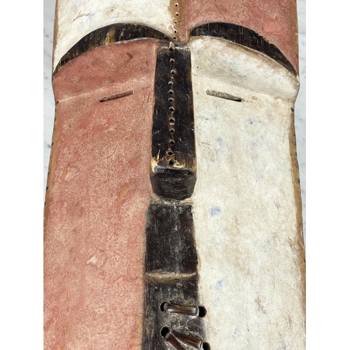 19 - A PAIR OF FONG MASK OBAM, 65cm H, Gabon. (2)