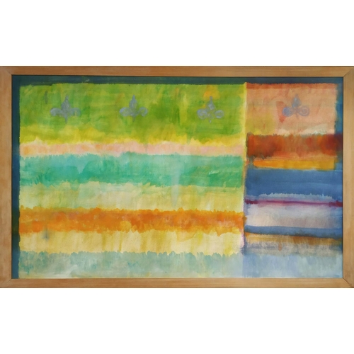 23 - BOWMAN, 'Untitled Abstract', oil on canvas, 1 99cm x 179cm, signed, framed.