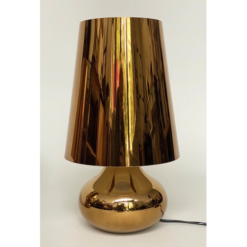 299 - KARTELL LAMPS, a pair, gold 'Cindy' table lamps, 42cm H. (2)