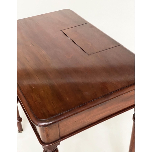 167 - CHAMBER WRITING TABLE, early 19th century English mahogany in the manner of Gillows of Lancaster wit... 