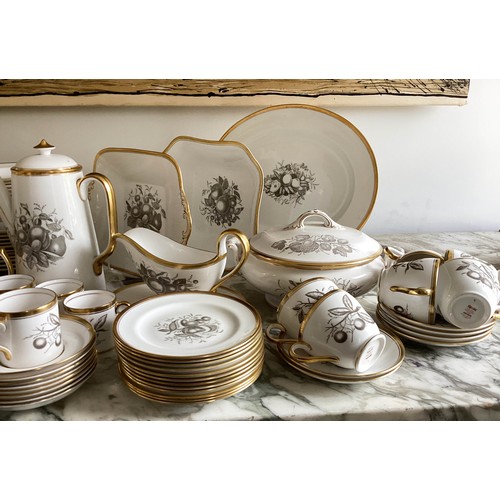 217 - DINNER SERVICE, English Fine Bone China, Spode 'Chathem', twelve place, four piece settings, approx ... 