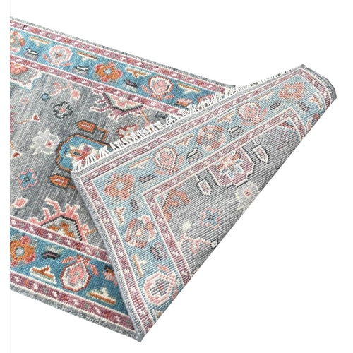 84 - FINE CONTEMPORARY BAKSHAISH DESIGN RUNNER, 306cm x 73cm.