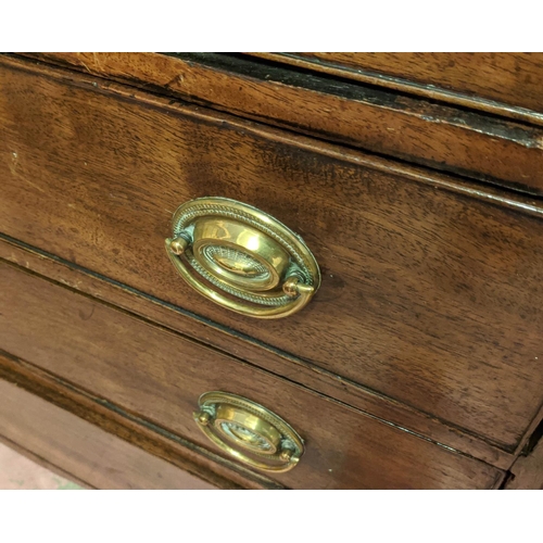 208 - CHEST, Regency mahogany of four drawers, 91cm W x 46cm D x 87cm H.