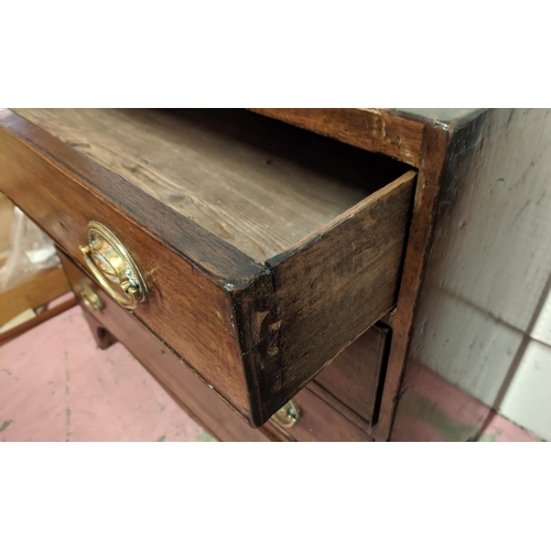 208 - CHEST, Regency mahogany of four drawers, 91cm W x 46cm D x 87cm H.