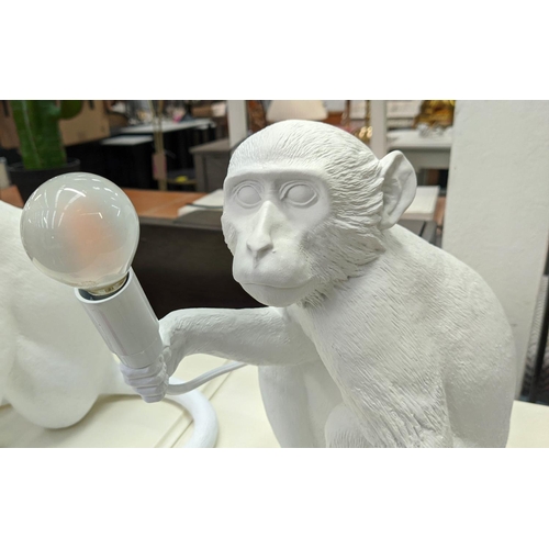 313 - MONKEY TABLE LAMPS, a pair, by Seletti, each 34cm H.