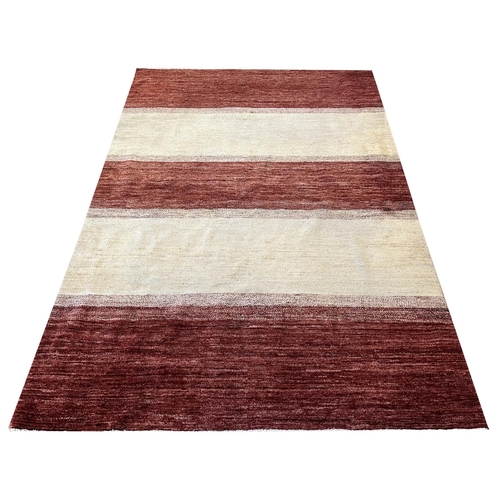 330 - CONTEMPORARY CHOBI CARPET, 256cm x 175cm