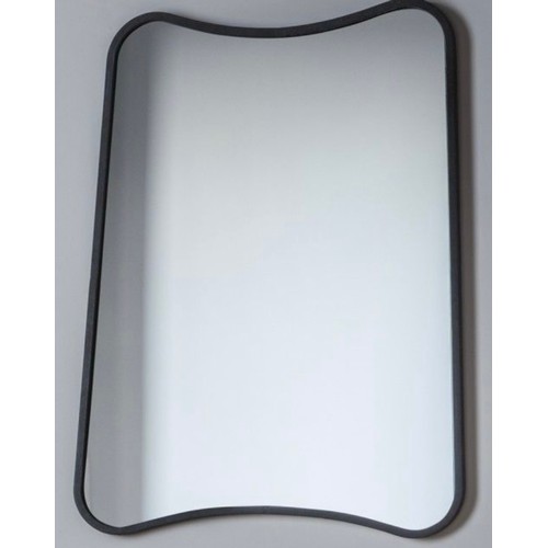 361 - WALL MIRRORS, a pair, 60cm W x 81cm H shaped. (2)