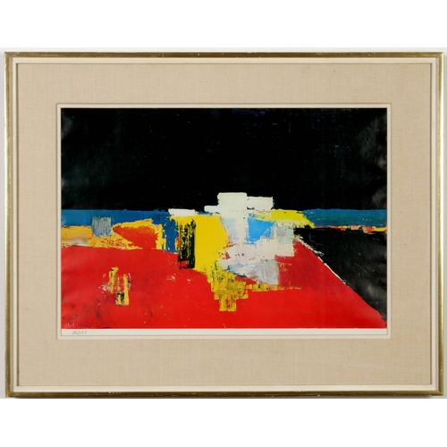 58 - NICHOLAS DE STAEL, Paysage, numbered off set lithograph, 45.5cm x 65cm. (Subject to ARR - see Buyers... 