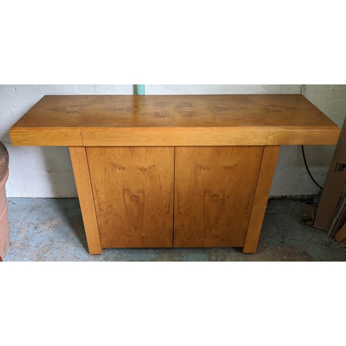 365 - ATTRIBUTED TO CONRAN SIDEBOARD, with one drawer above cabineted compartment with one shelf, 150cm x ... 