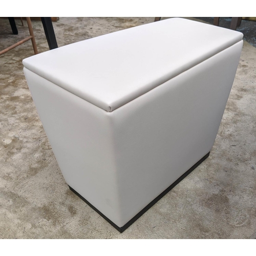 405 - COFFEE TABLE AND CUBES, 120cm x 80cm x 45cm.