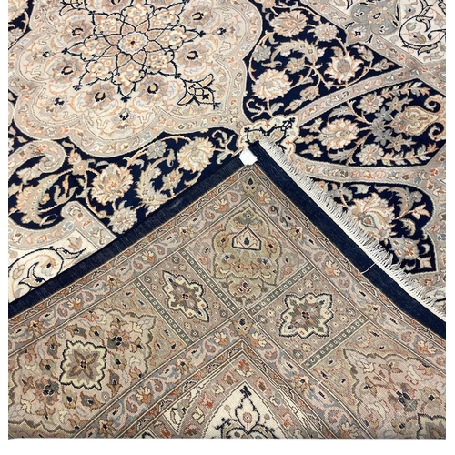 66 - FINE PART SILK TABRIZ DESIGN CARPET, 304cm x 244cm.