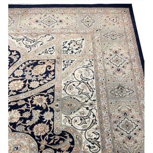 66 - FINE PART SILK TABRIZ DESIGN CARPET, 304cm x 244cm.