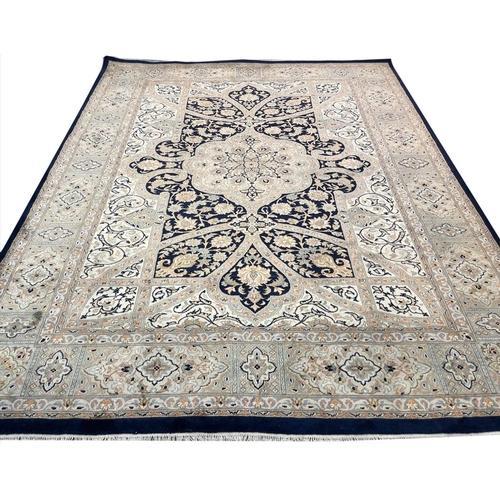 66 - FINE PART SILK TABRIZ DESIGN CARPET, 304cm x 244cm.