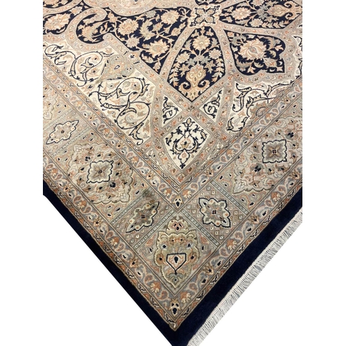 66 - FINE PART SILK TABRIZ DESIGN CARPET, 304cm x 244cm.