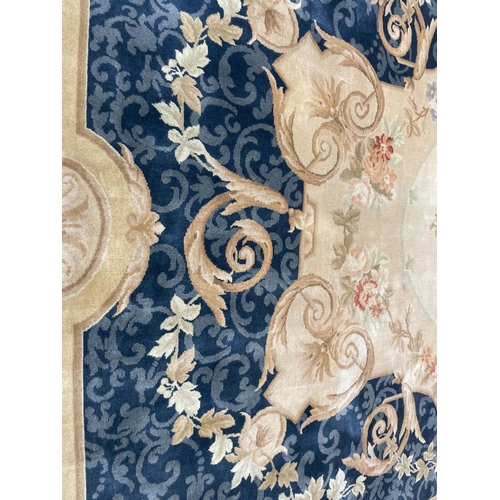 90A - FRENCH SAVONNERIE DESIGN CARPET, 540cm x 366cm