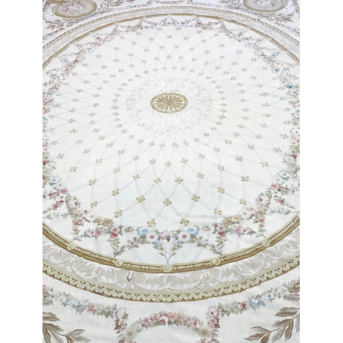 56 - FINE SAVONNERIE DESIGN AUBUSSON CARPET, 490cm x 325cm.