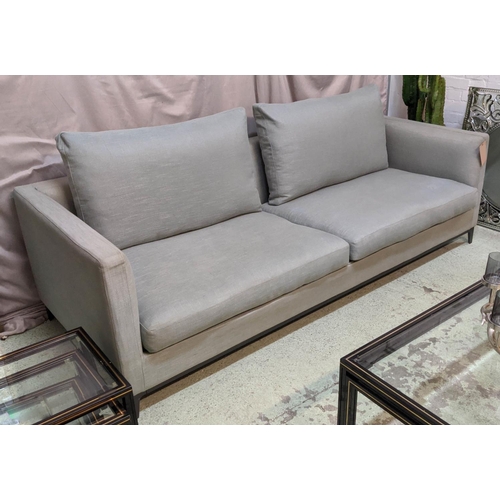 274 - CAMERICH CRESCENT NARROW SOFA, 229cm L x 67cm H X 93cm D.