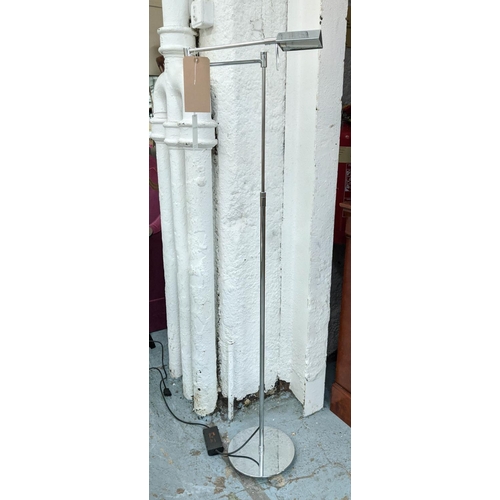 296 - HOLTKOTTER 9614 FLOOR LAMP, height adjustable, 137cm at tallest.