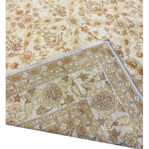 41 - FINE TABRIZ HAJI-JALLILY DESIGN CARPET, 406cm x 300cm.