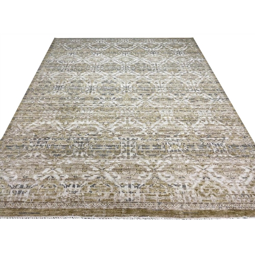 44 - FINE CONTEMPORARY OTTOMAN DESIGN OUSHAK CARPET, 302cm x 249cm.