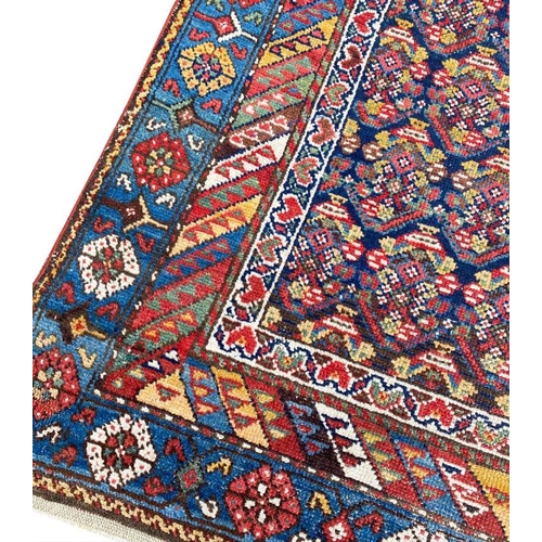 47 - ANTIQUE PERSIAN MALAYER RUNNER, 305cm x 108cm.