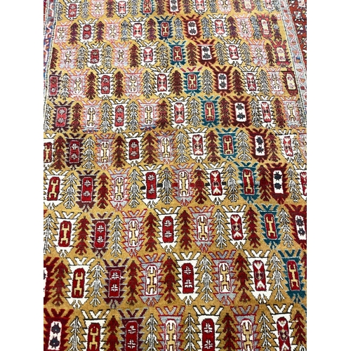 52 - ANTIQUE CAUCASIAN KELLEH, 350cm x 166cm.