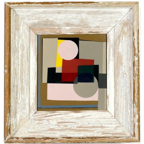 15 - BEN NICHOLSON, Abstract pochoir in eleven colours on wove paper, executed in 1953 after original pai... 