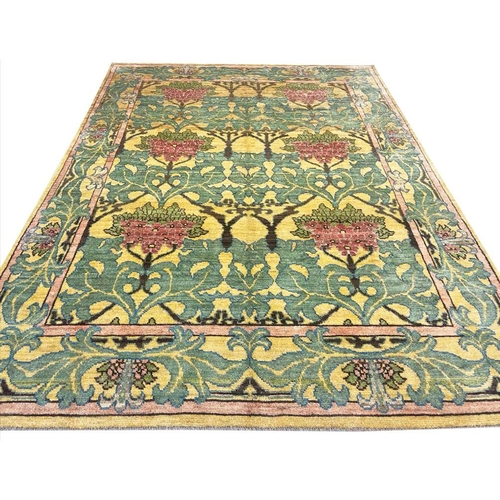 122 - FINE C.F.A. VOYSEY DESIGN CARPET, 326cm x 248cm, Arts and Crafts inspired.