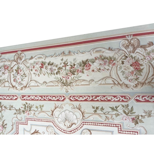 145 - FINE AUBUSSON CARPET, 430cm x 300cm.