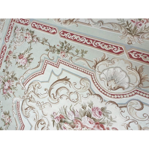 145 - FINE AUBUSSON CARPET, 430cm x 300cm.