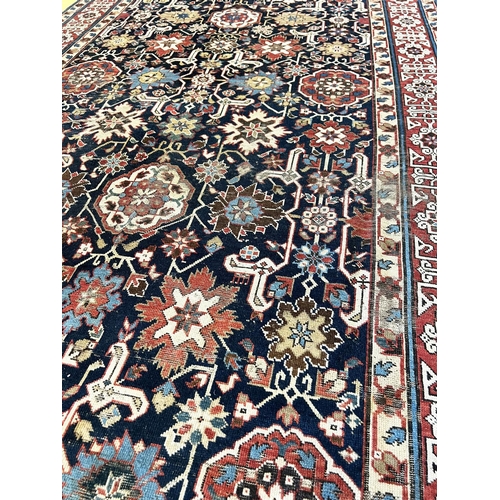 148 - ANTIQUE CAUCASIAN KELLEH, 395cm x 156cm.