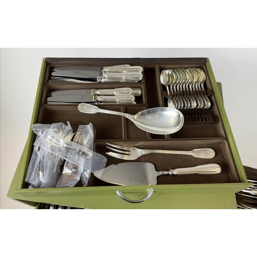 2 - CHRISTOFLE CANTEEN OF CUTLERY, Imperial 144 piece, twelve place setting, with serving spoon and othe... 