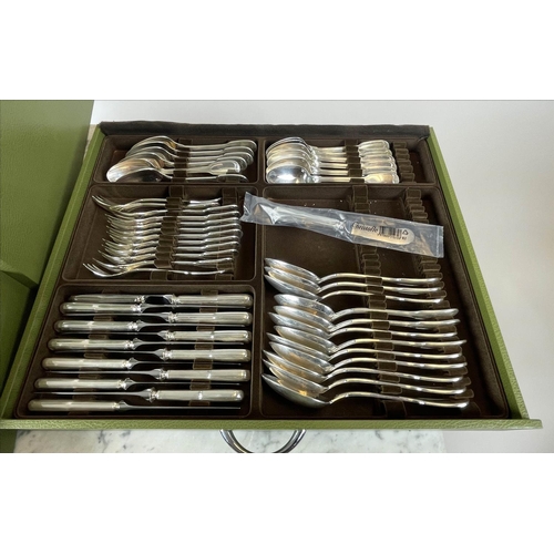 2 - CHRISTOFLE CANTEEN OF CUTLERY, Imperial 144 piece, twelve place setting, with serving spoon and othe... 