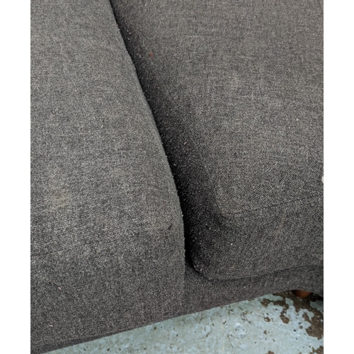 419 - SAXUM BOOM BOOMERANG SOFA, by Sarah George, in kravat tundra wool upholstery, 220cm W.