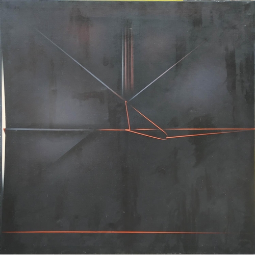 77 - MAURIZIO BOTTARELLI (Born Fidenza, Italy, 1943), 'Abstract', oil on canvas, 150cm x 150cm, Signed an... 