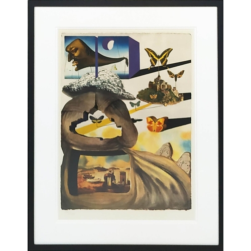 85 - SALVADOR DALI, 'Butterfly Suite' lithographs, numbered in pencil, with blind stamp signature, each n... 