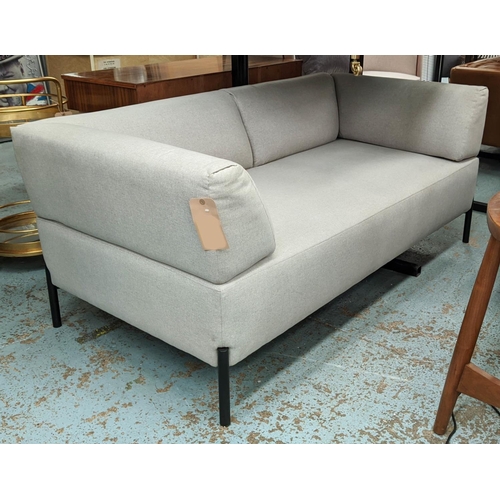 273 - MADE.COM SOFA, grey fabric upholstered, 165cm H.