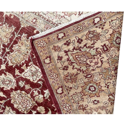 36 - FINE INDIAN AGRA CARPET, 300cm x 250cm.