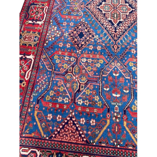 48 - FINE PERSIAN JOSHAGAN RUG, 230cm x 136cm.