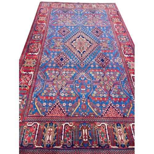 48 - FINE PERSIAN JOSHAGAN RUG, 230cm x 136cm.