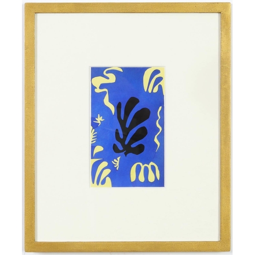 112 - HENRI MATISSE, a set of 10 pochoir after decoupage, various sizes, in an edition of 1000, published ... 